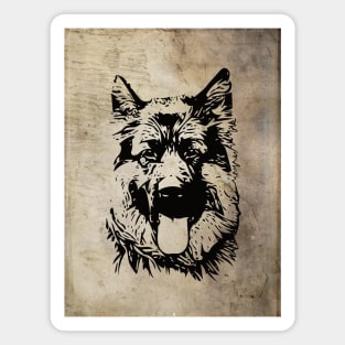 German Shepherd Magnet